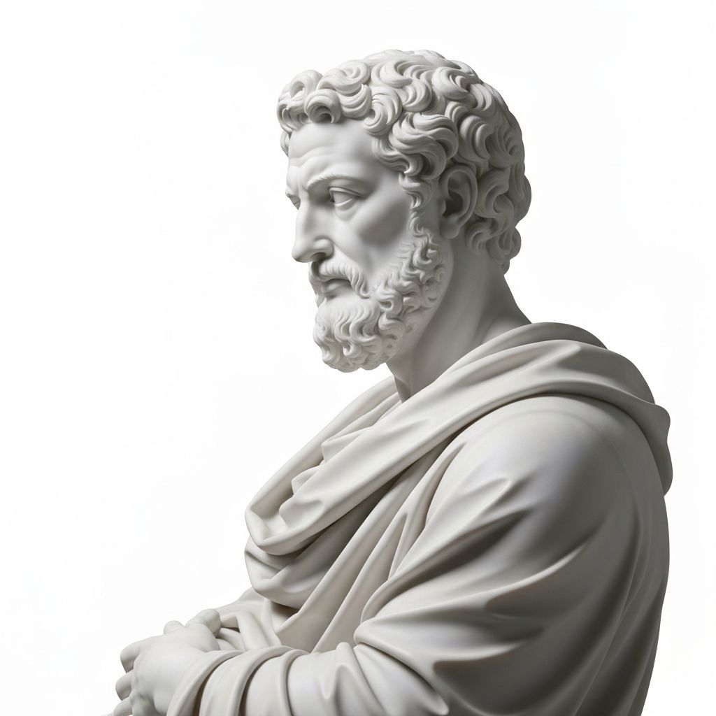 Marble bust — The Composer